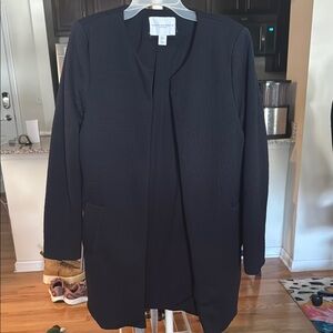 Carolina Belle Navy Open Front Blazer